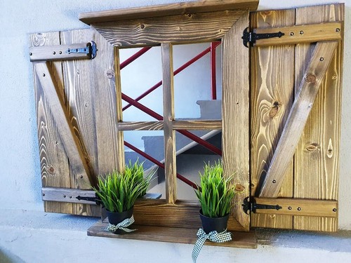 Landhaus spiegel mit - landhaus,