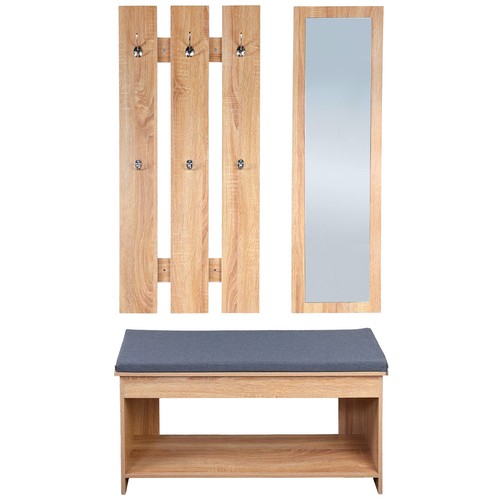 Garderoben set flur mit - set,