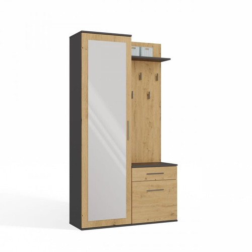 Cdf garderobe mit spiegel - garderobe,