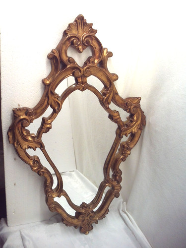 Wandspiegel gold farb barock - wandspiegel,