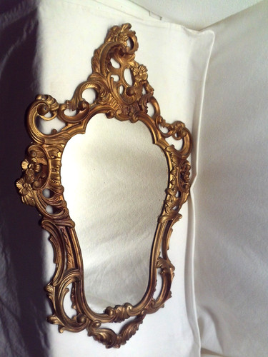 Wandspiegel gold farb barock - wandspiegel,