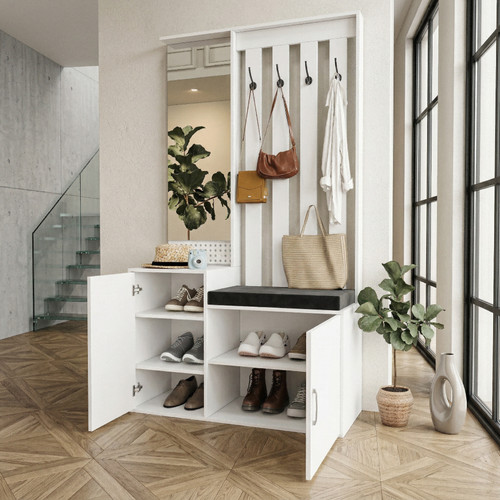 Garderoben set mit spiegel - garderoben-set,